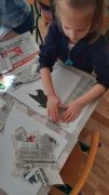 wydzieranka z gazety